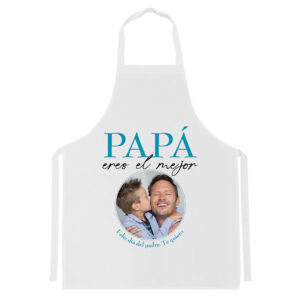 Alternative view of Personalized White Apron