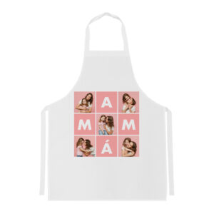 Alternative view of Personalized White Apron