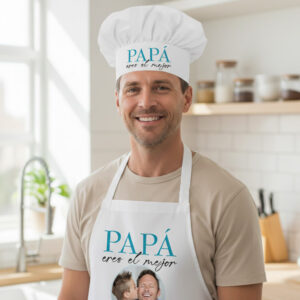 Gorro de cocinero personalizado con foto | i-moments