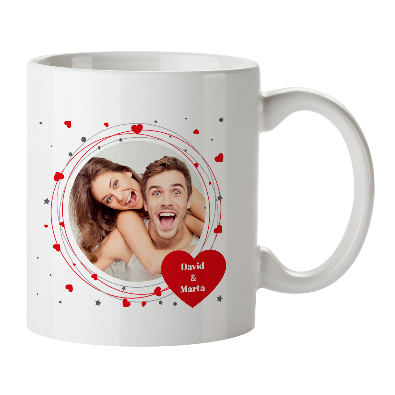Taza blanca personalizada - imagen 2