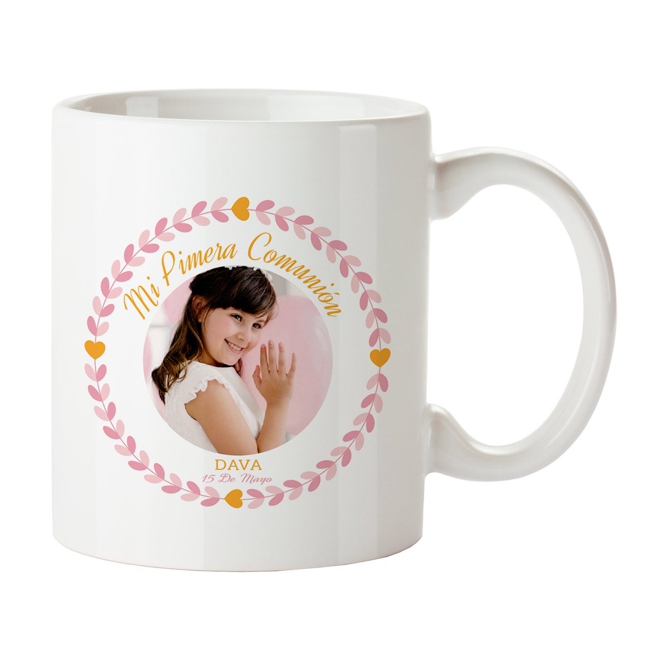 Taza blanca personalizada - imagen 3
