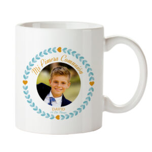 Taza blanca personalizada | i-moments