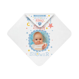 Toalla capa bebé personalizada