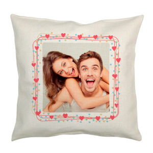 Cojín lino personalizado | i-moments