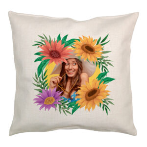 Alternative view of Personalized Linen Cushion