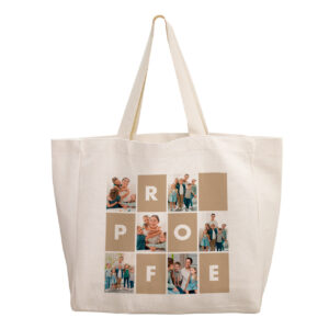 Alternative view of Large Personalized Linen Bag