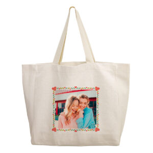 Alternative view of Large Personalized Linen Bag