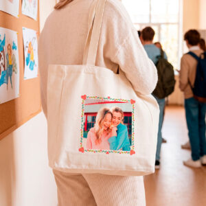 Large Personalized Linen Bag