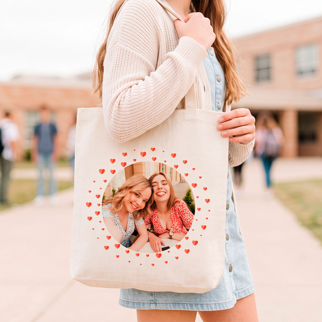 Bolsa personalizada lino | i-moments Bolsa personalizada lino