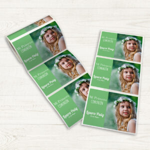 Pegatina personalizada rectangular 10x7,5 cm brillo - imagen 3