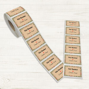 Personalized rectangular sticker 5x3. 3 cm gloss | i-moments