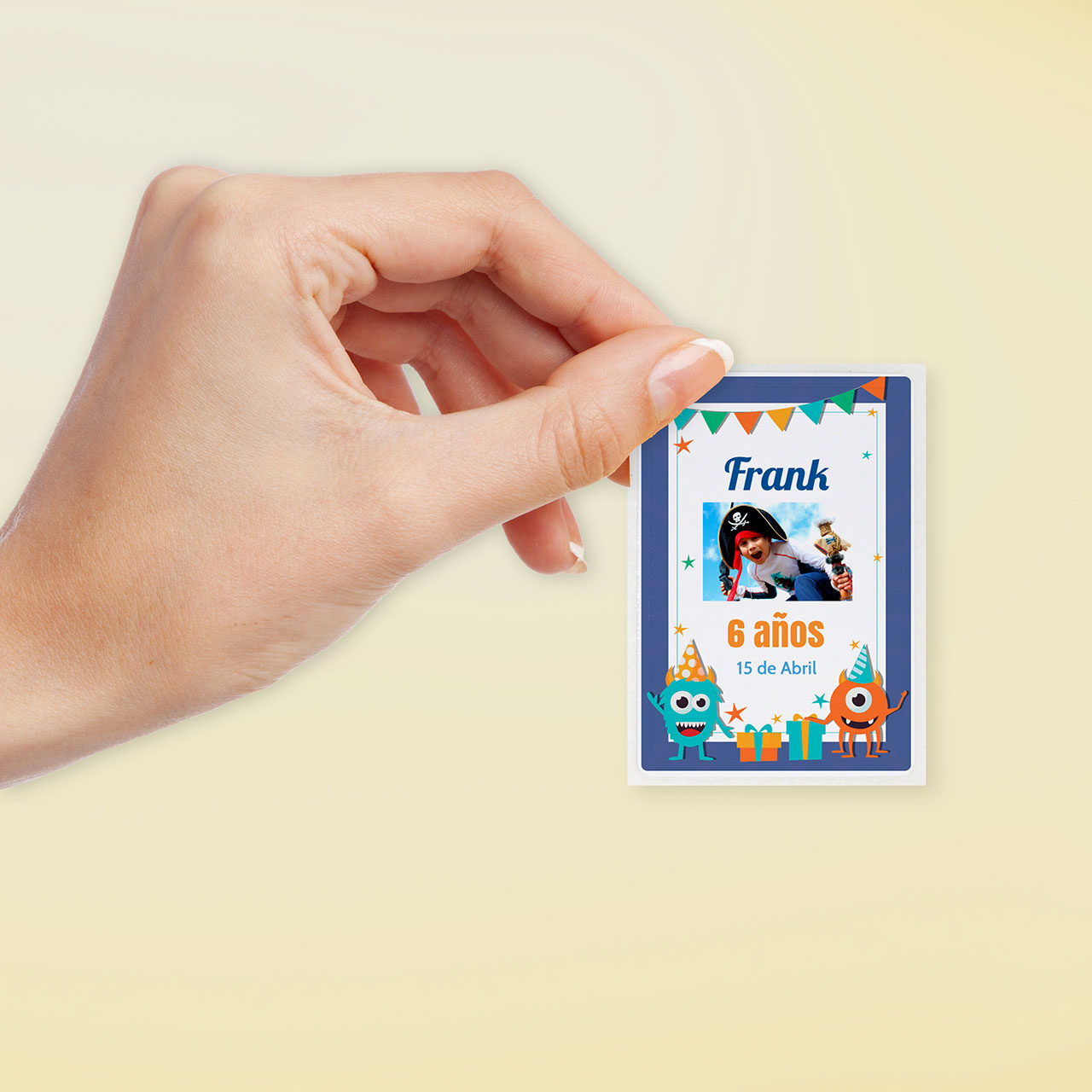 Custom sticker 5x7. 5 cm polypropylene - image 2