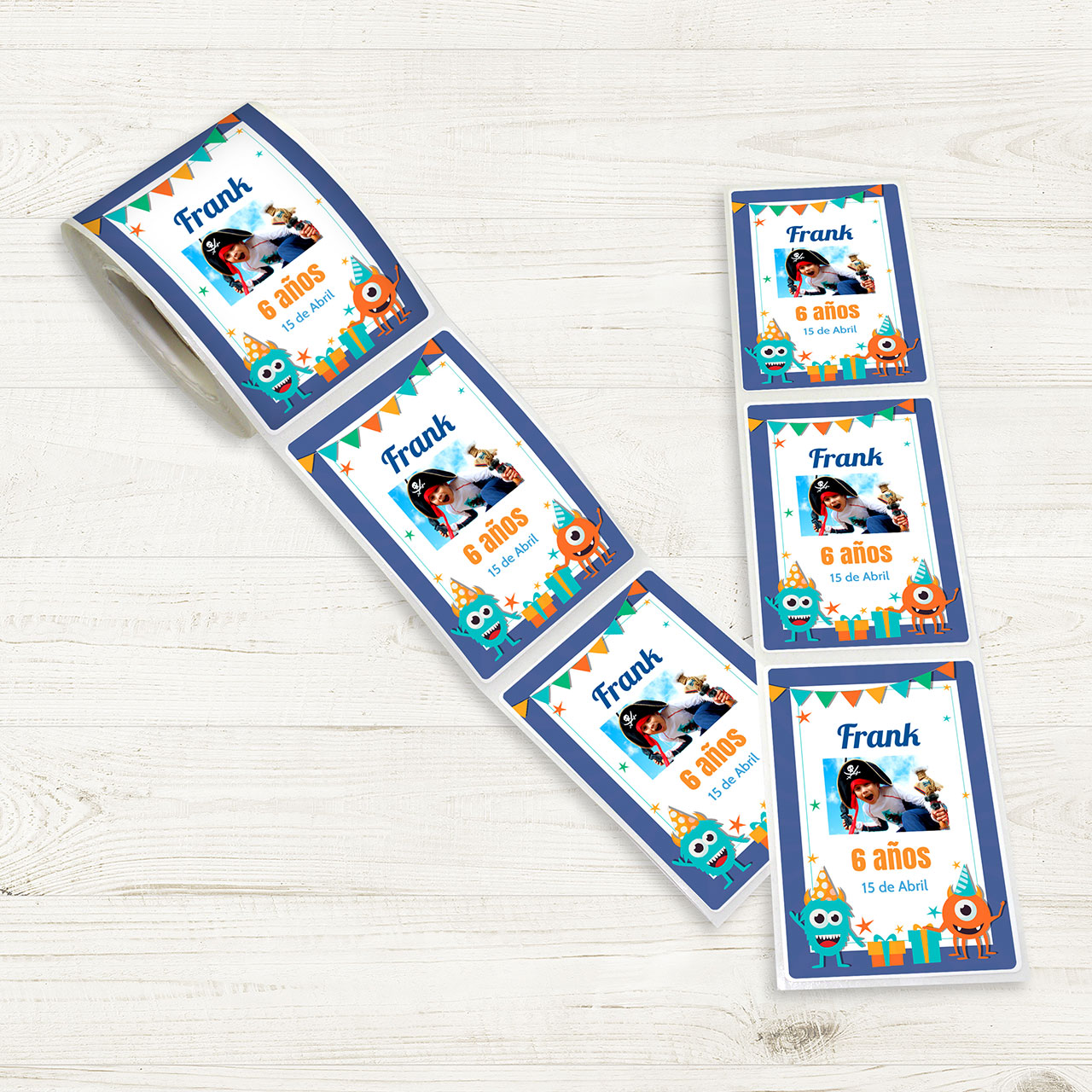 Personalized sticker 50x75 mm Polypropylene | i-moments