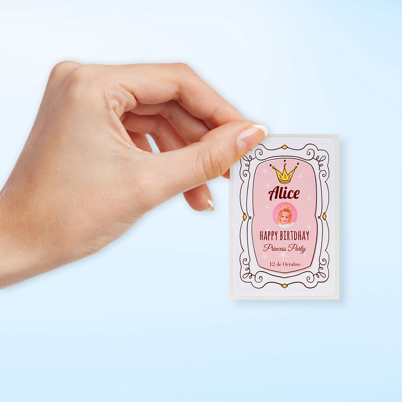 Personalized sticker 5x7. 5 mm gloss | i-moments Personalized sticker 5x7. 5 mm gloss - image 2