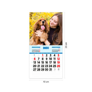 Personalized magnet calendar with skirt | i-moments