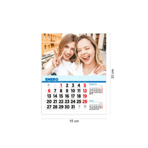 Personalized magnet calendar with skirt | i-moments