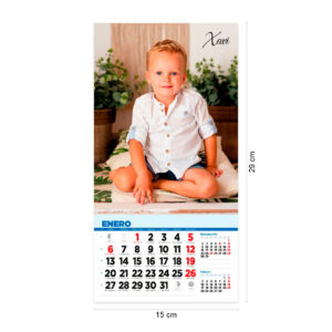 Personalized magnet calendar with skirt | i-moments