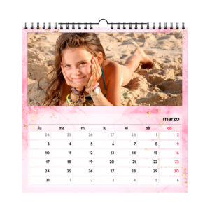 Calendario de pared cuadrado personalizado | i-moments