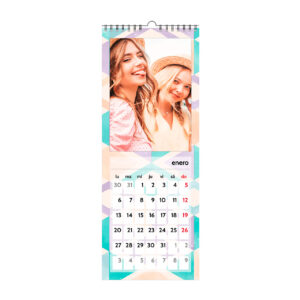 Calendario de pared slim personalizado | i-moments