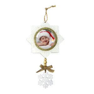 Alternative view of Adorno Estrella de Navidad de Madera Personalizado