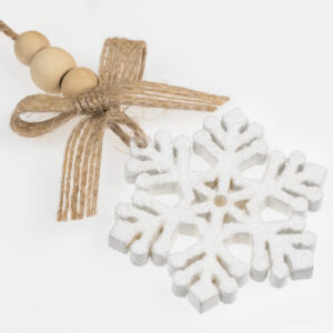 Adorno estrella de navidad de madera personalizado | i-moments