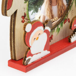 Personalized christmas wooden house ornament | i-moments