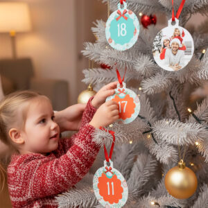 Personalized christmas ball advent calendar | i-moments