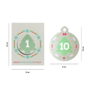 Personalized christmas ball advent calendar | i-moments
