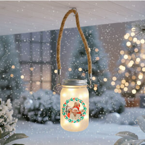 Tarro con luces solares personalizado | i-moments