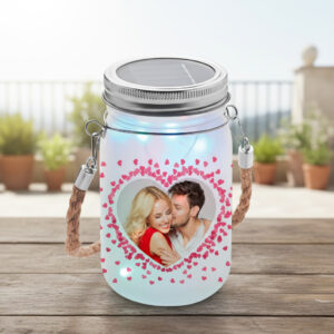 Tarro con Luces Solares Personalizado