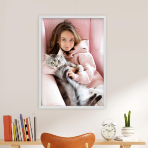 Cuadro con marco de madera personalizado | i-moments