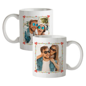 Taza blanca personalizada - san valentín 2x1 - | i-moments