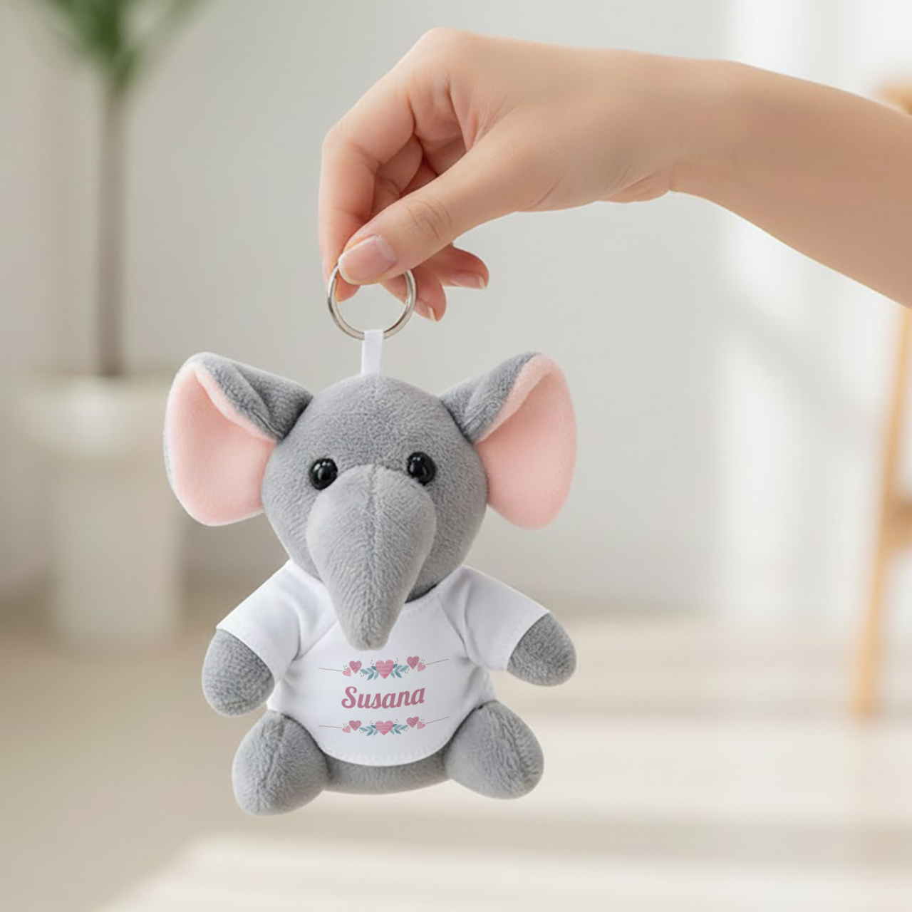 Personalized plush keychain - image 3