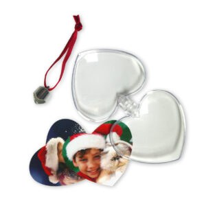 Bola corazón adorno navidad - imagen 3
